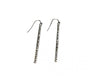 3-Colored Strip Earrings #12-24058GR