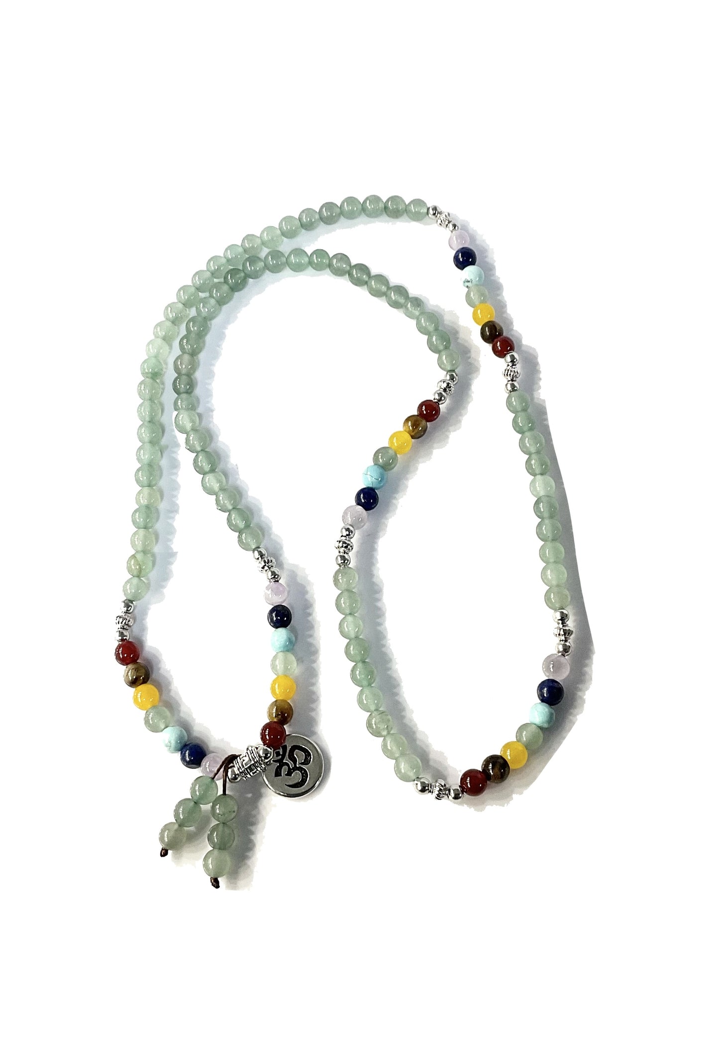 Mala Beads Natural Stone Necklace #89-72218