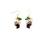 Grape Wire Hook Earrings #28-11219SL