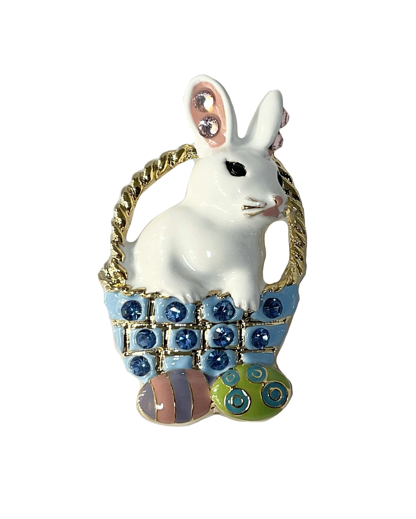 Easter Bunny in Basket Pin #19-3161