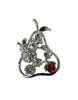 Pear  with Ladybug Pin#66-54024CL