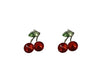 Cherries Post Earrings #28-11144