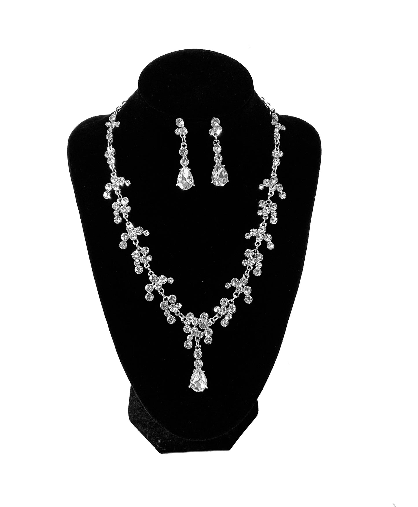 Crystal Floral Necklace Set #89-32087