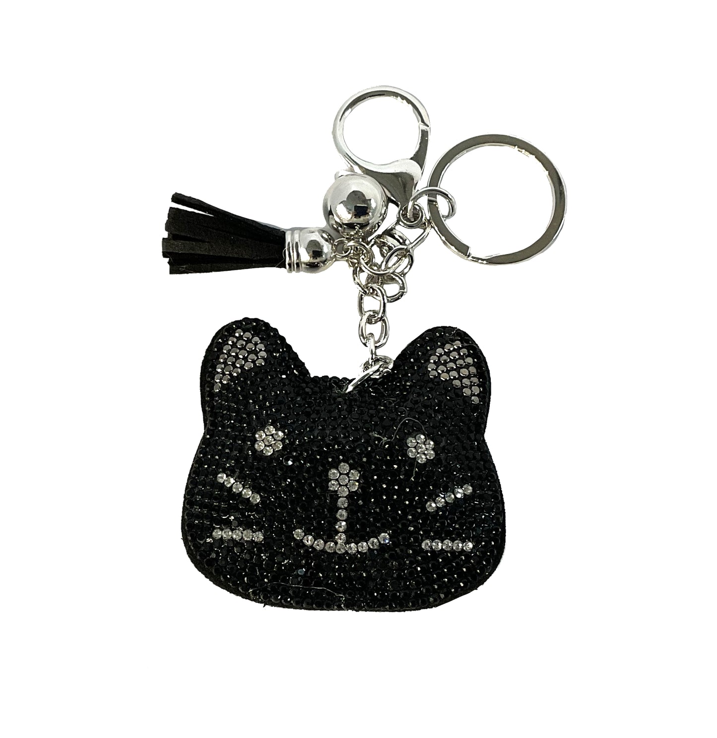 Kitty Bling Keychain 8621312 Black