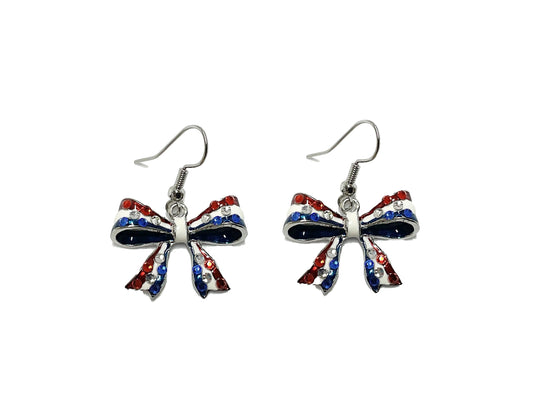 Americana Ribbon Earrings #19-0806