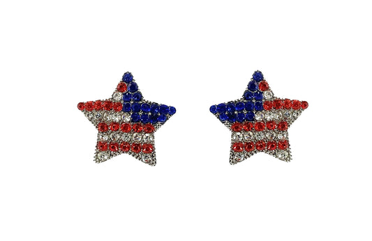 Star Americana Clip Earrings #40-005
