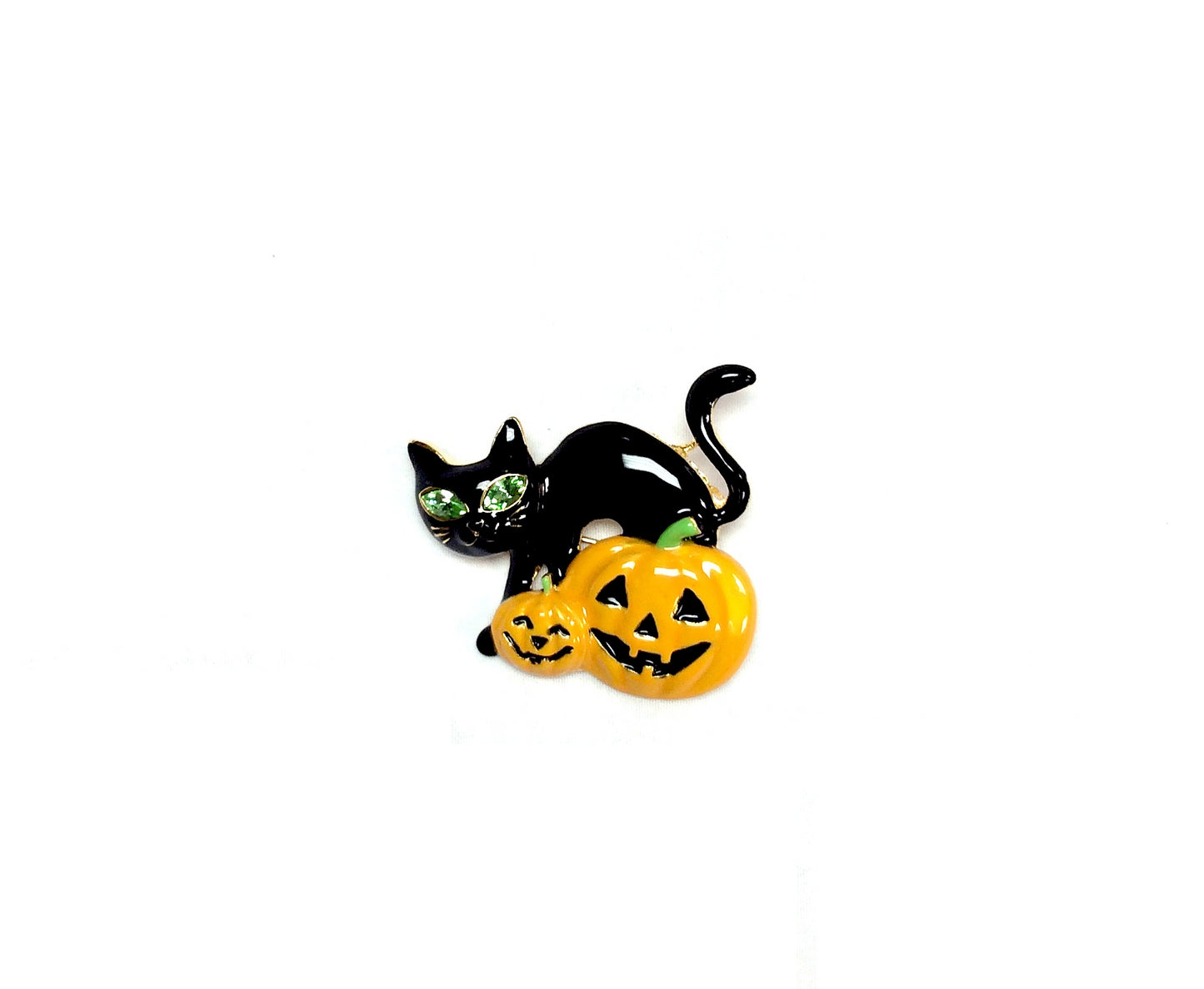 Halloween Cat and Pumpkin Pin #19-14782
