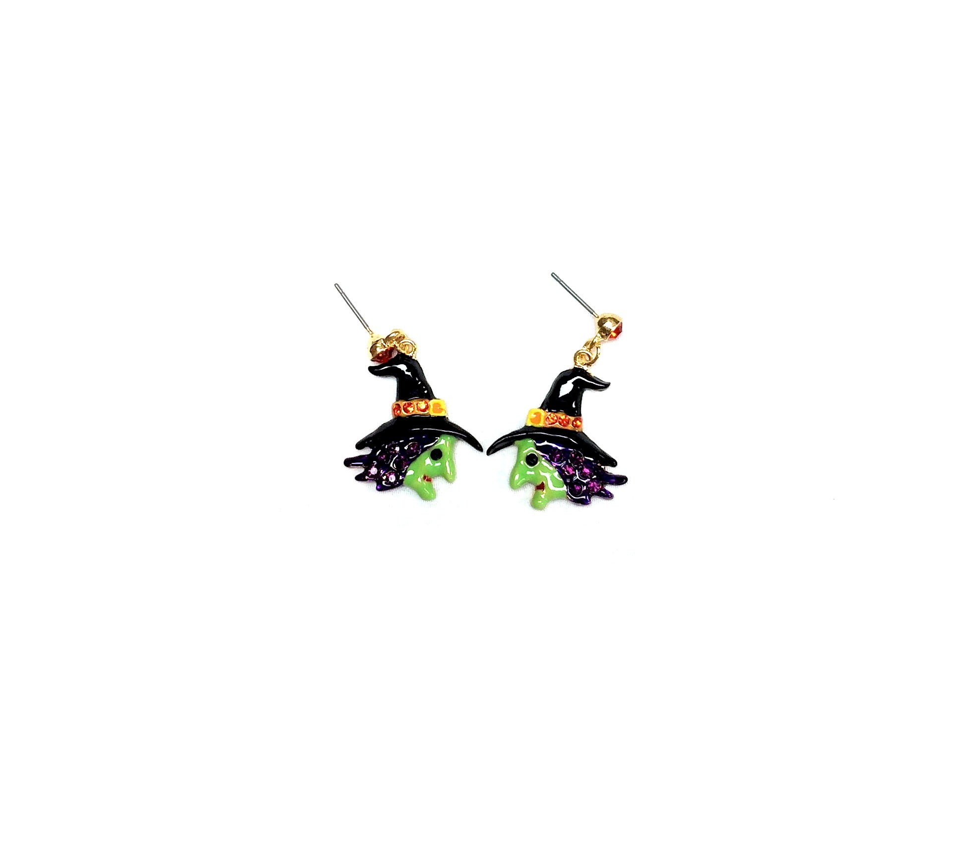 Halloween Witch Earrings #19-147331