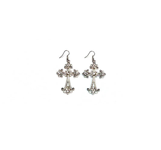 Cross Earrings (12-23914)