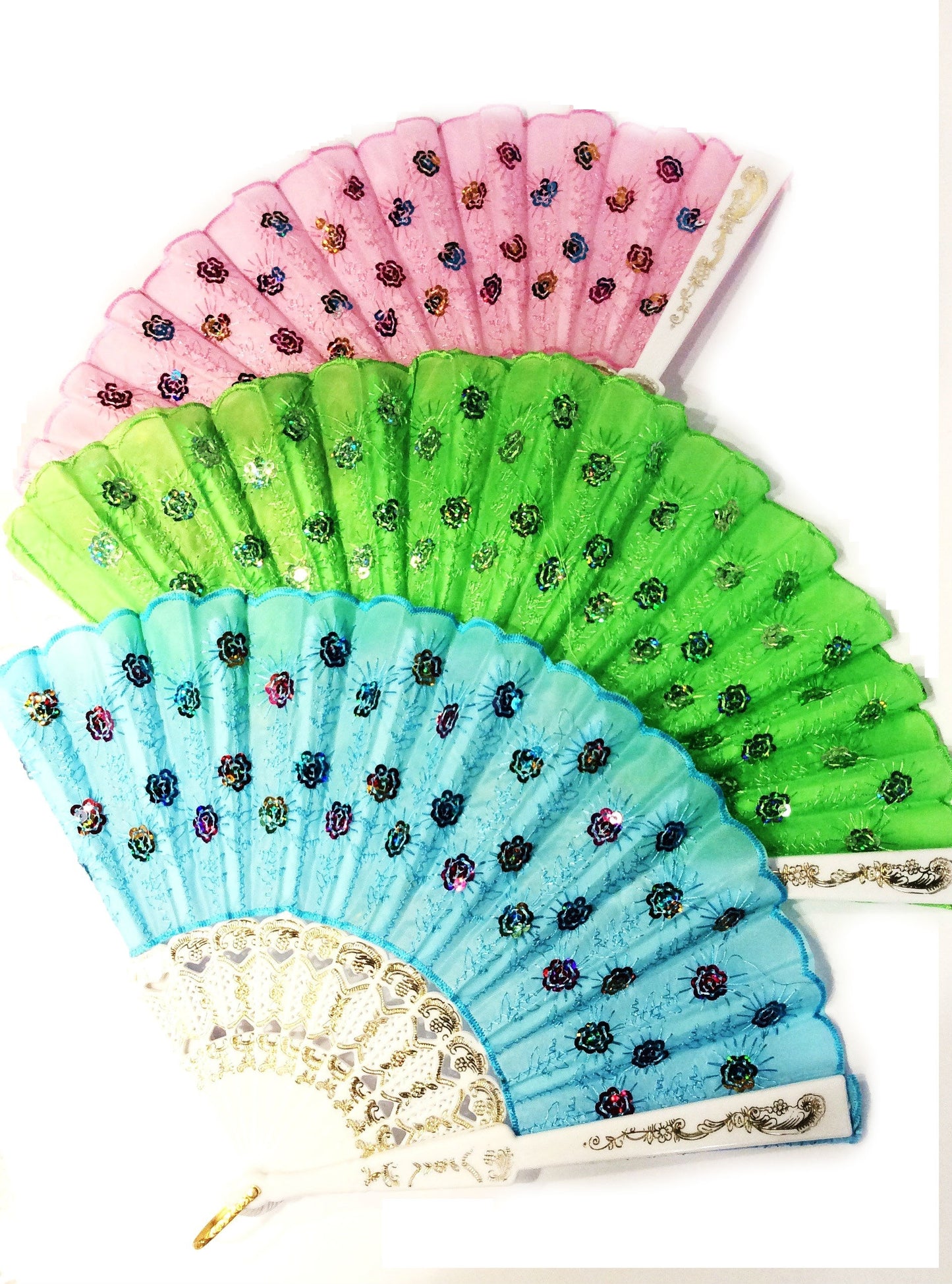 Sequin Fans 12-Pack #88-70012