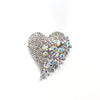 Heart Pin #28-4909CL (Clear)
