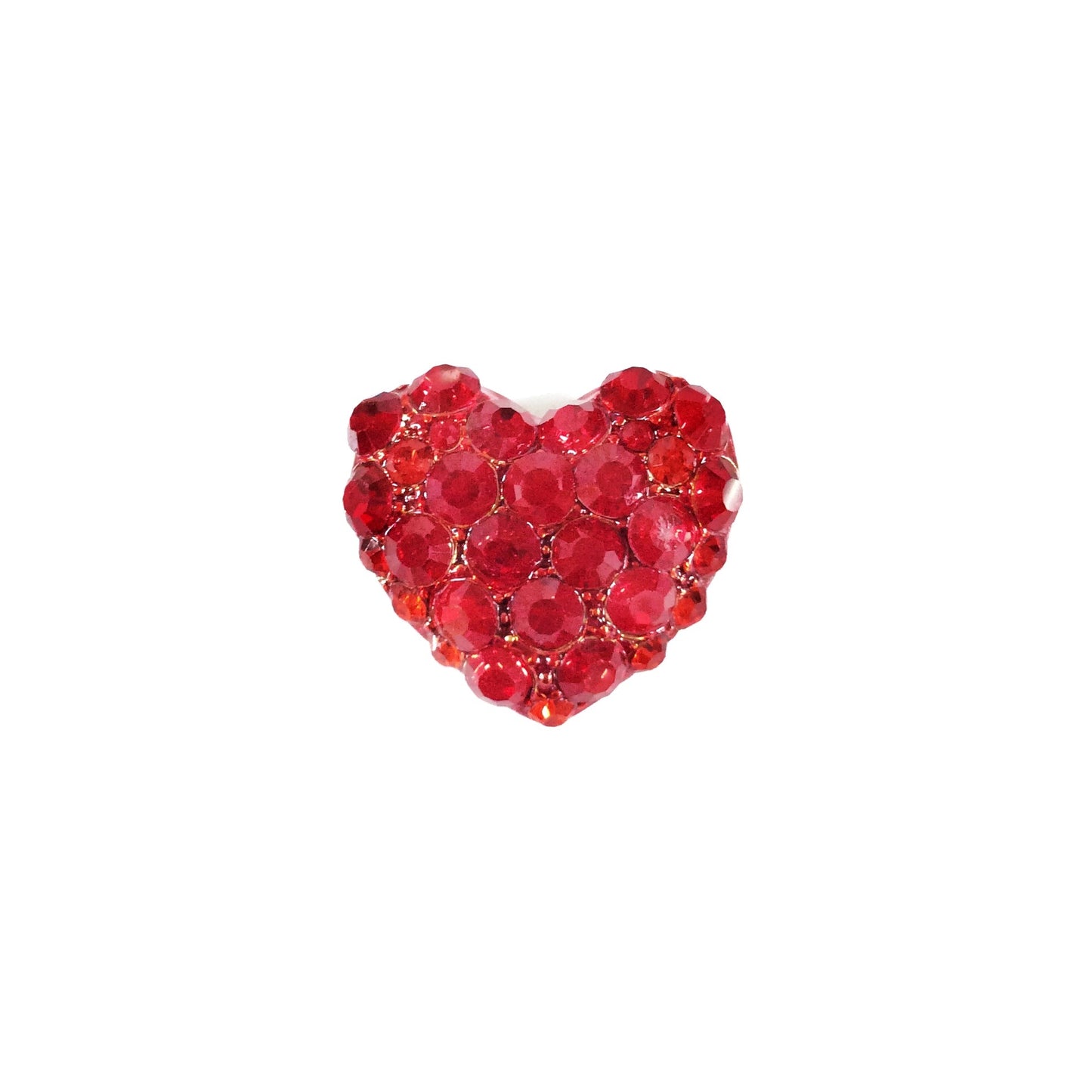 Heart Pin #19-140218 (Gold/Red)