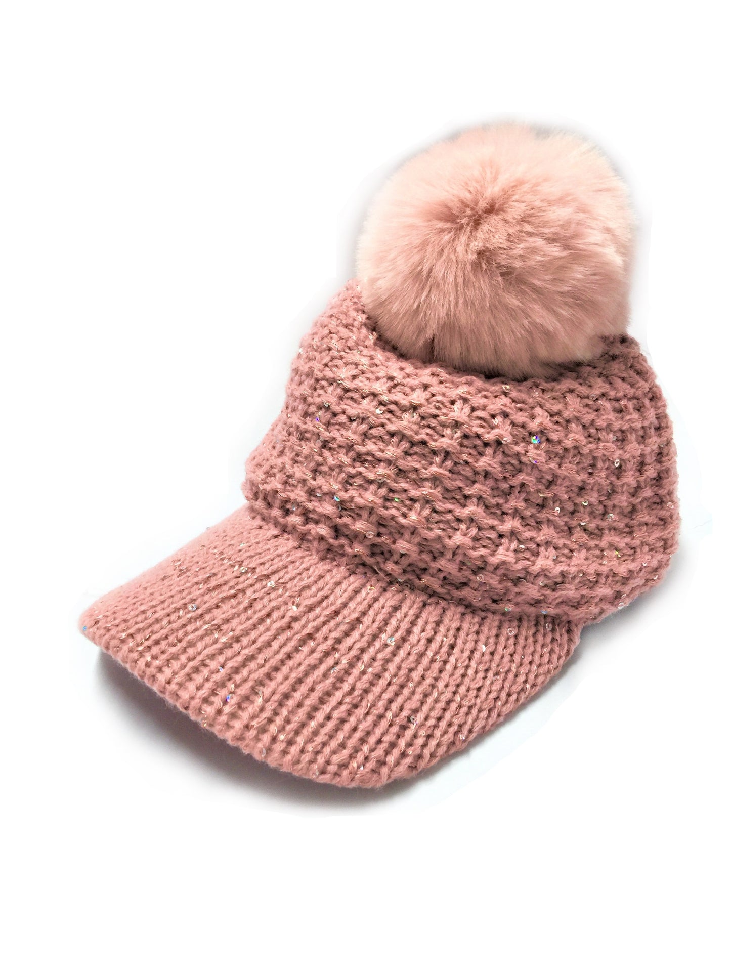 Sequin Knitted Cap #89-1032PK