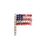 American Flag Pin #28-11010S (Silver)