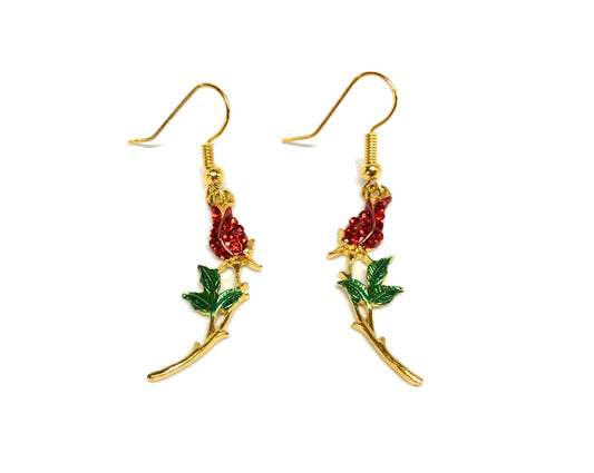 Rose Earrings #86-3040