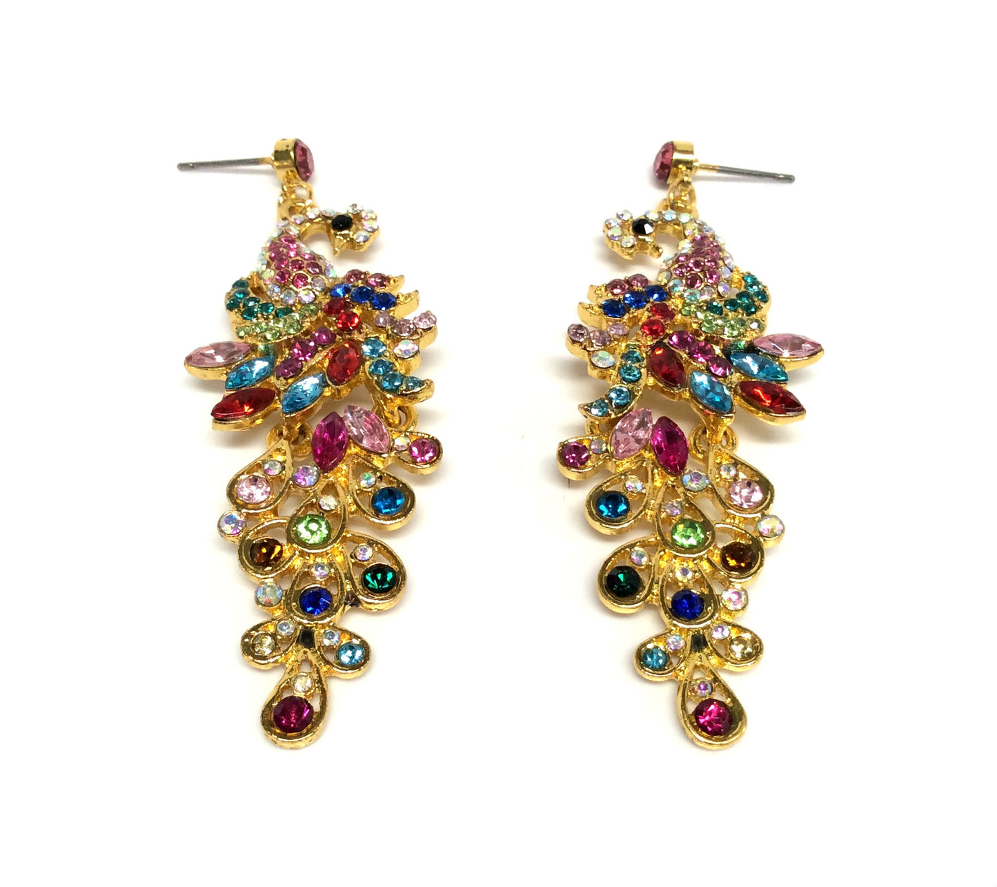 Peacock Earrings #86-3030