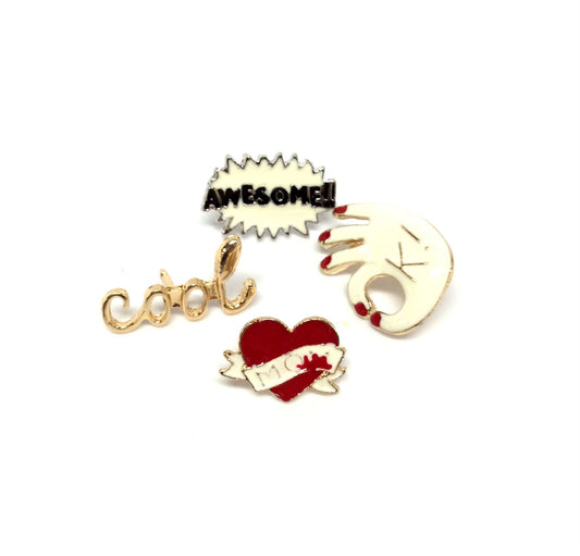 Cool Themed Tack Pin Set #88-8002