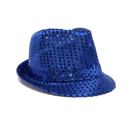 Fedora Sequined Hat #88-4026BL