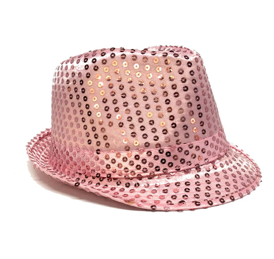 Fedora Sequined Hat #88-4026PK