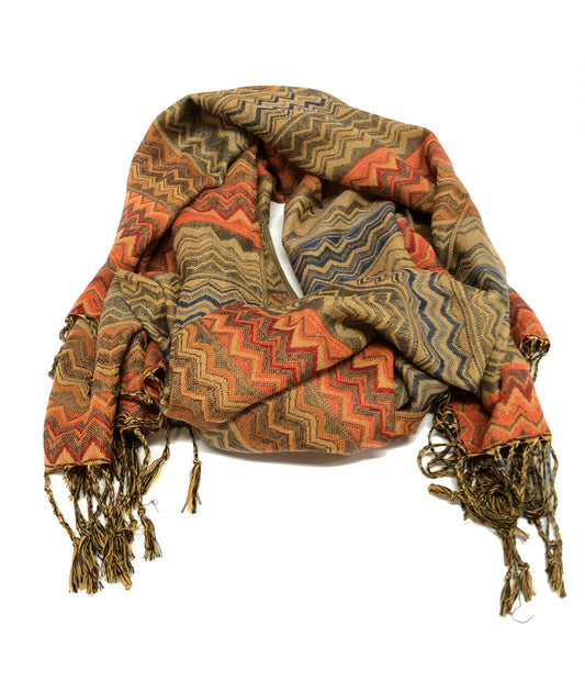 Pashmina Zig-zag Scarf #89-46301OR