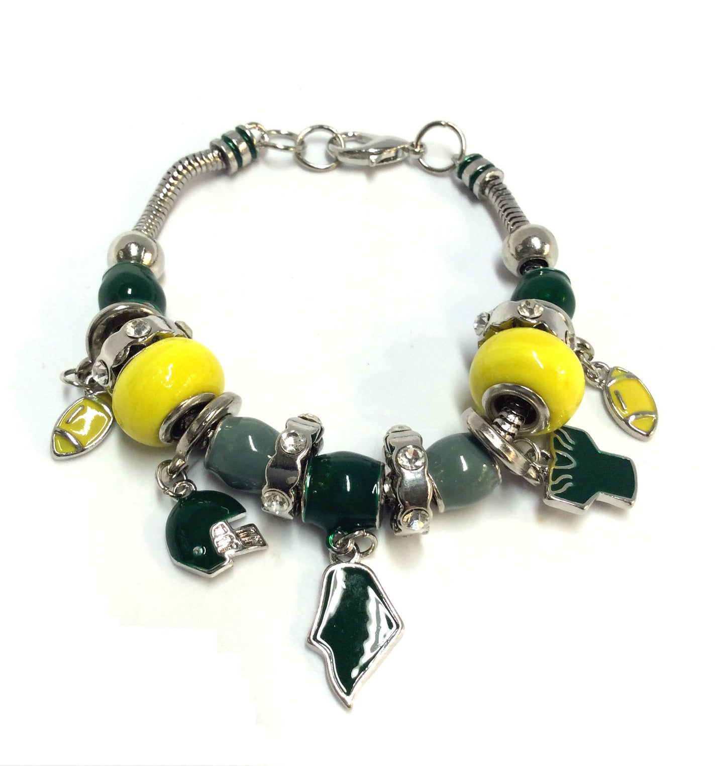 Green Bay Charmed Bracelet #92-0879GB