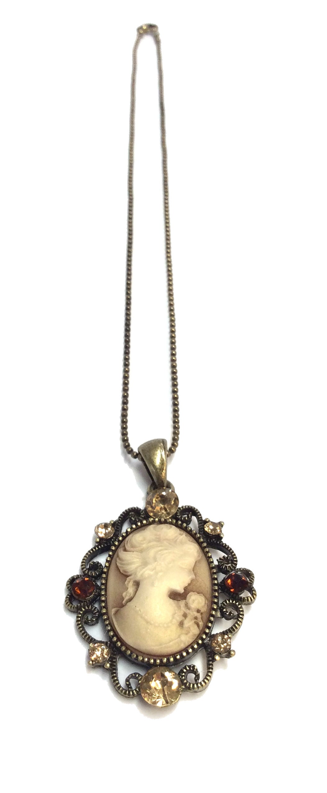 Cameo Necklace #22-1115BR