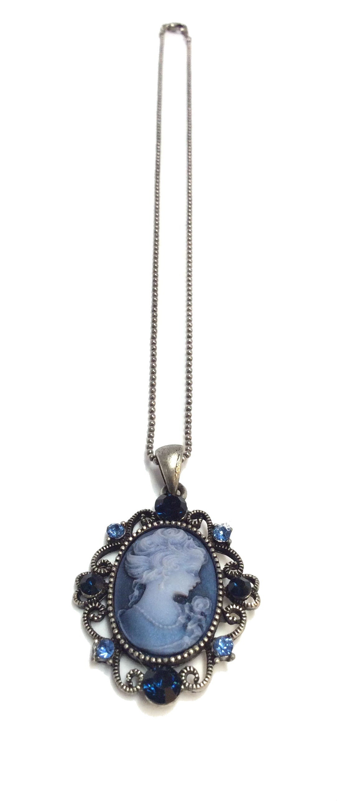 Cameo Necklace #22-1115BL