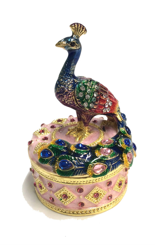 Peacock Trinket Box #89-734232