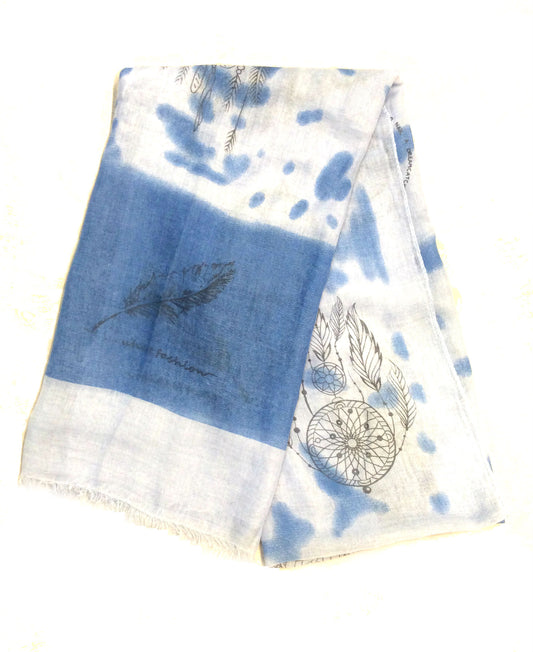 Dream Catcher Scarf #88-2911BL