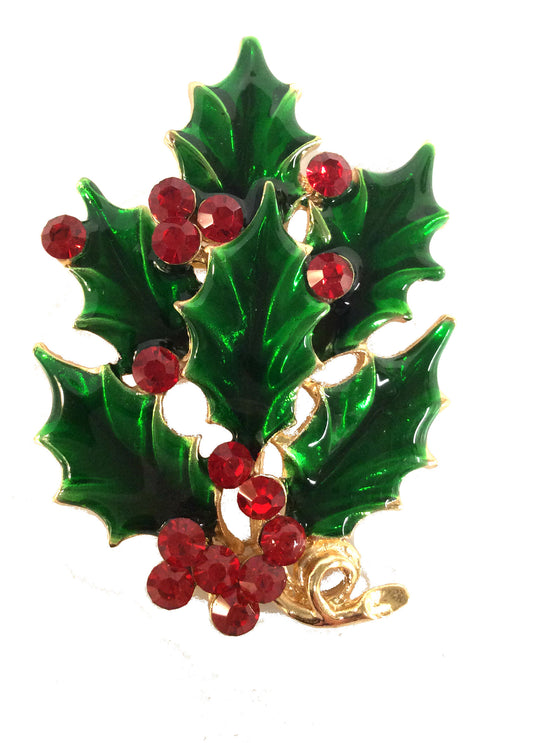 Christmas Leaf Pin #89-91707