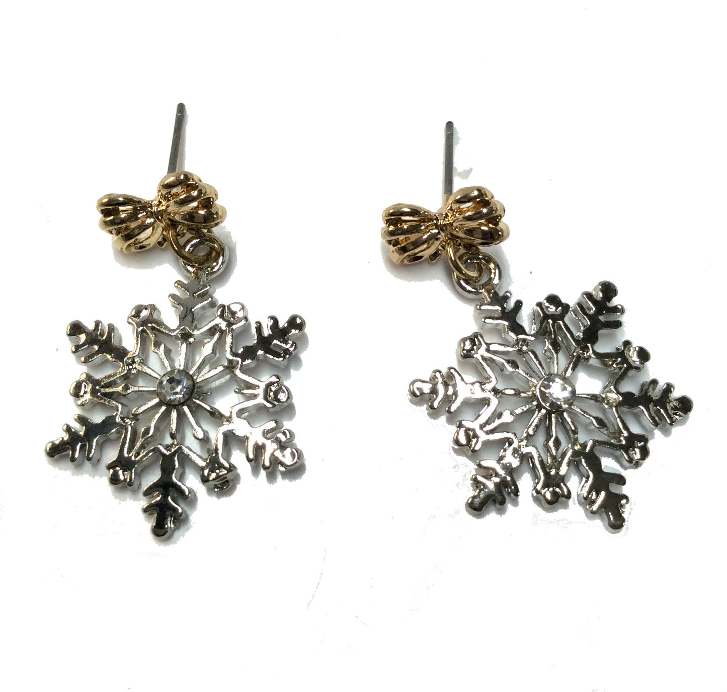 Christmas Snowflakes Post Earring #28-141204