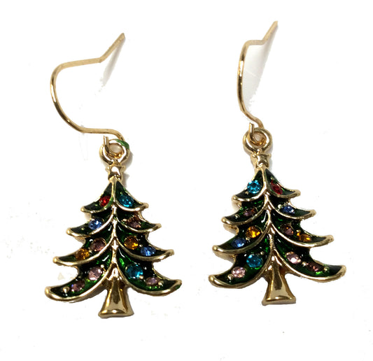 Christmas Tree Earrings #38-1787