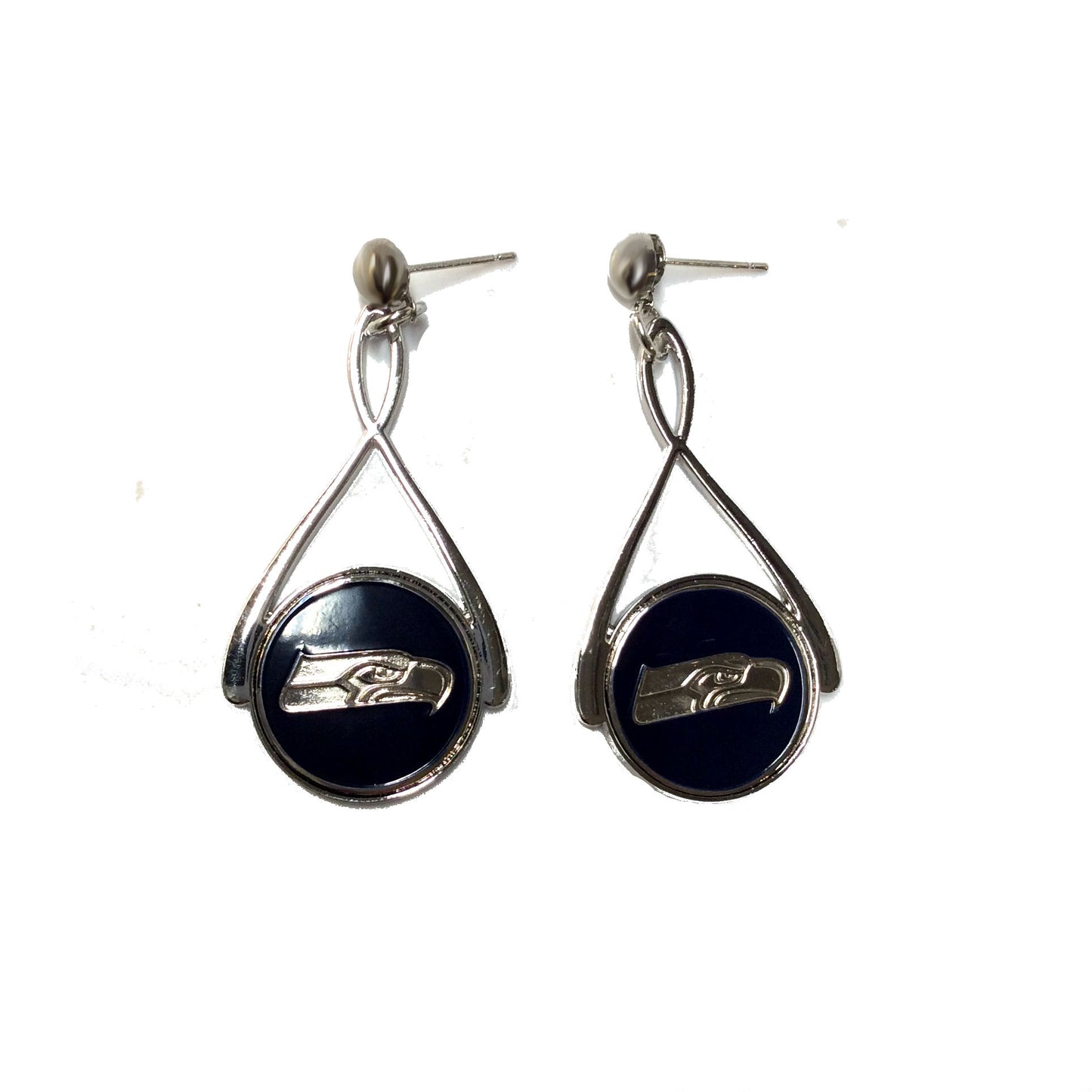 Seahawks Circle Earrings #35-446436