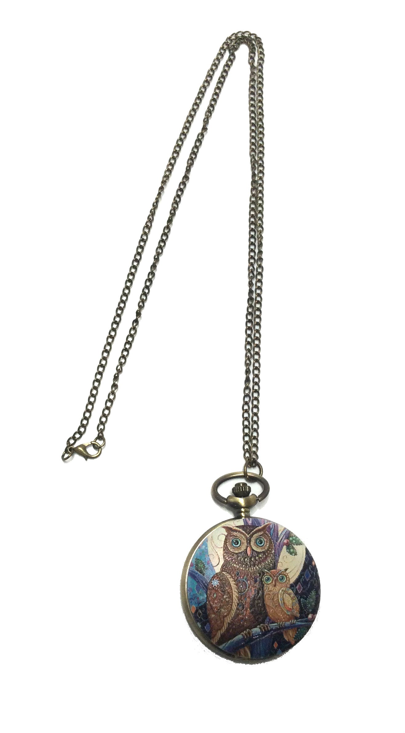 Vintage Pendant Watch #WA-2808OWL