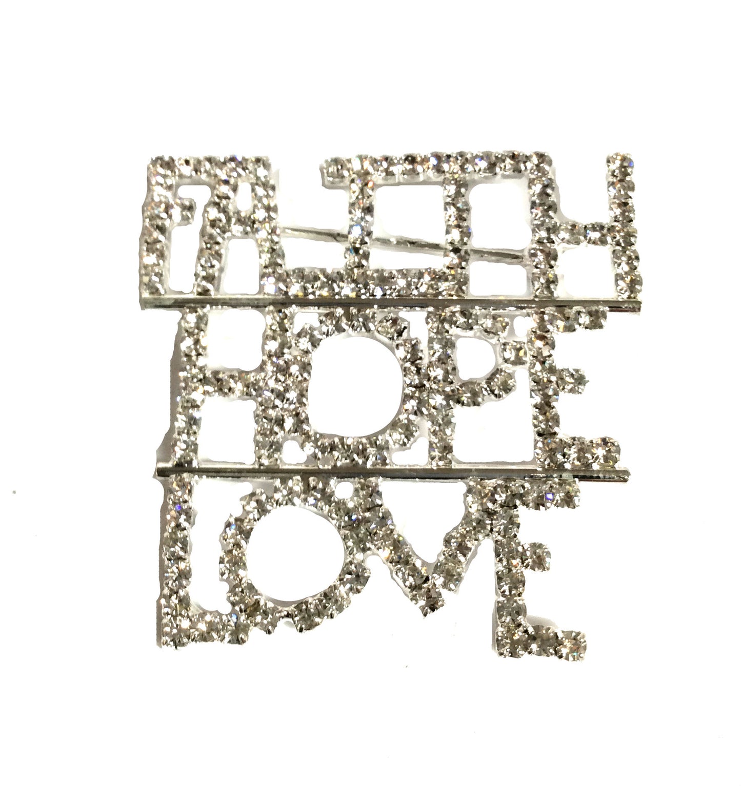 "Faith Hope Love" Pin#38-3907