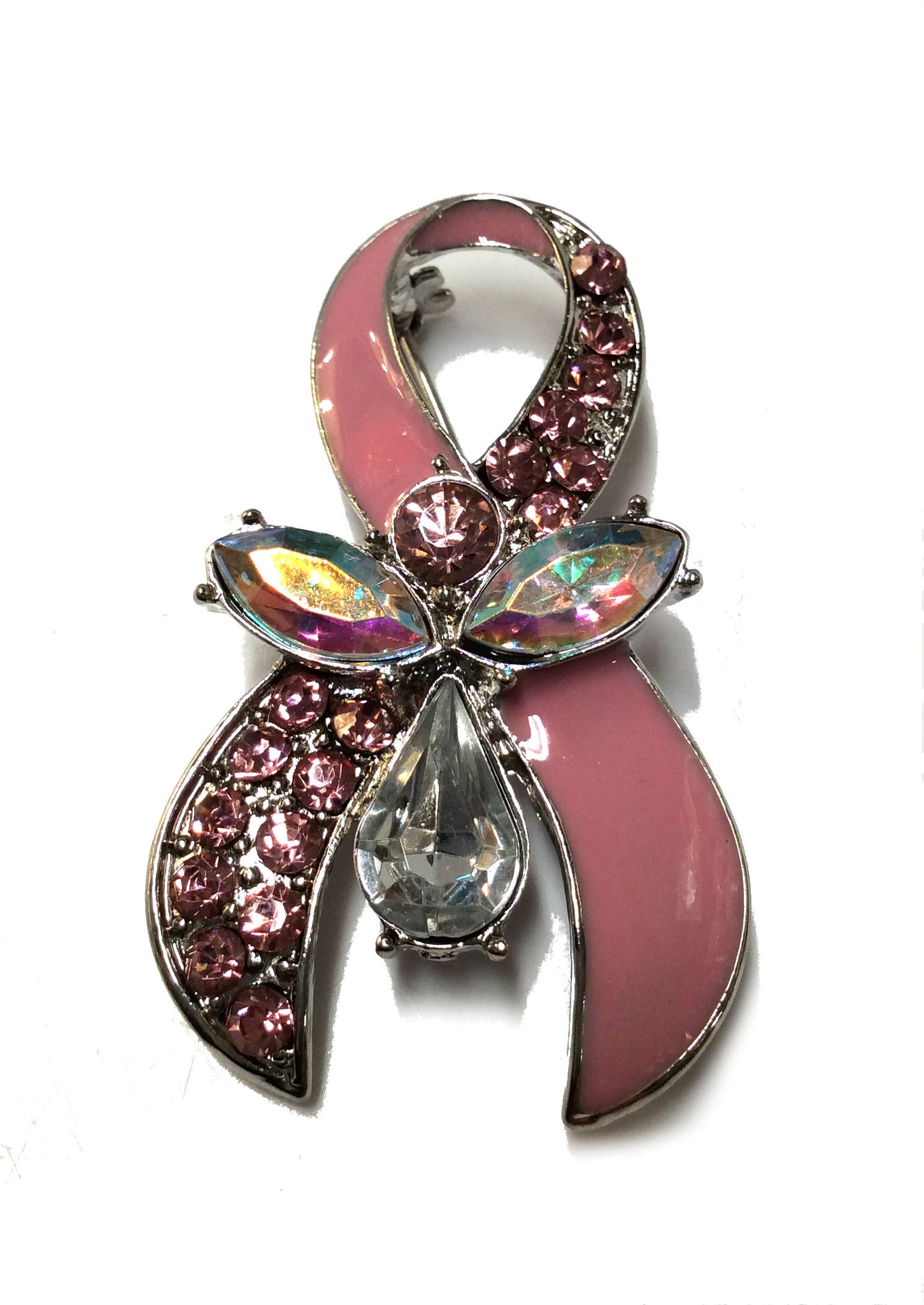 Pink ribbon with Angel Pin #12-30620