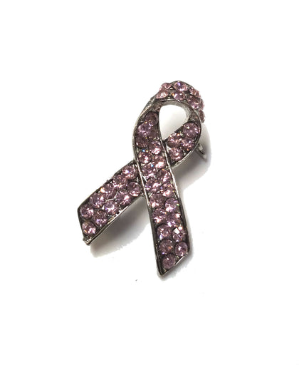 Breast Cancer Awareness Pink Ribbon Pin #28-11005Sil