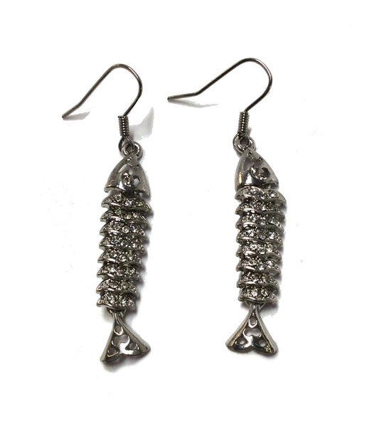 Fish  Earrings#12-23748S