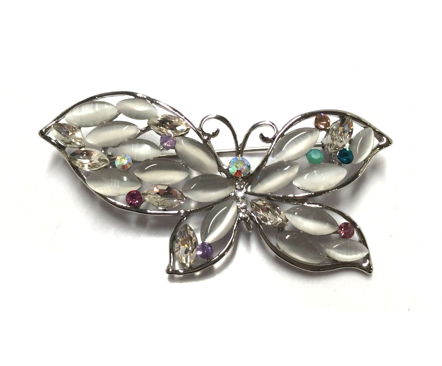 Opal Butterfly Pin#88-09020CL