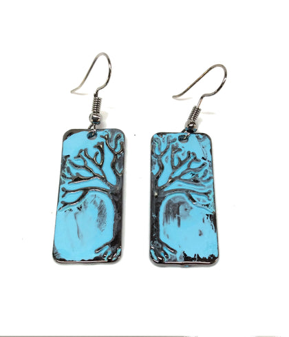Tree of Life Earring #76-49763BL