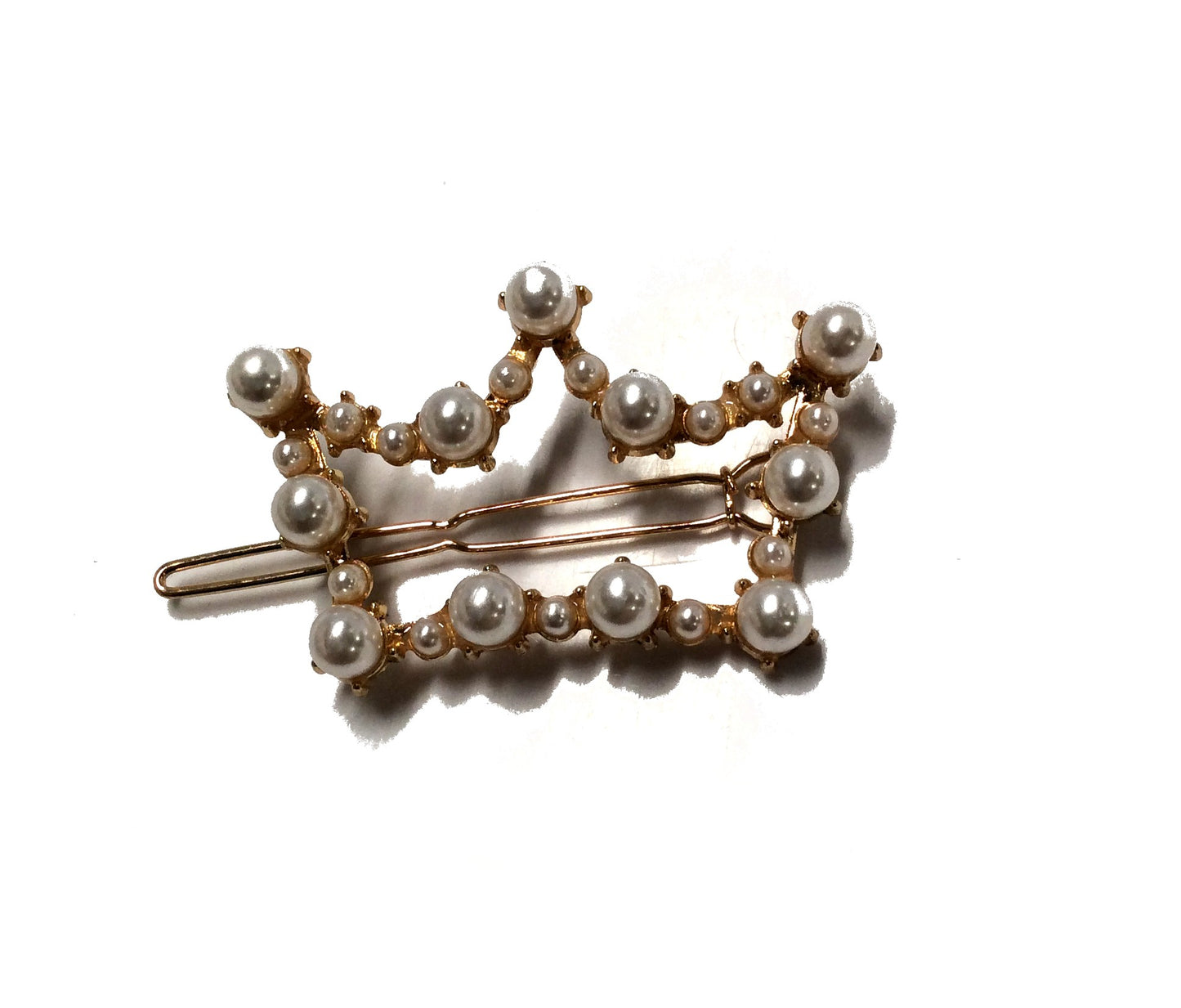 Crown Pearl Hair Clip #88-060011