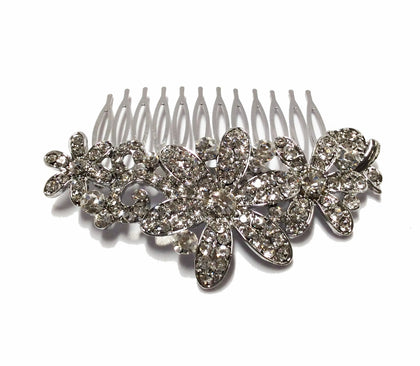 Floral Hair Comb #89-9047