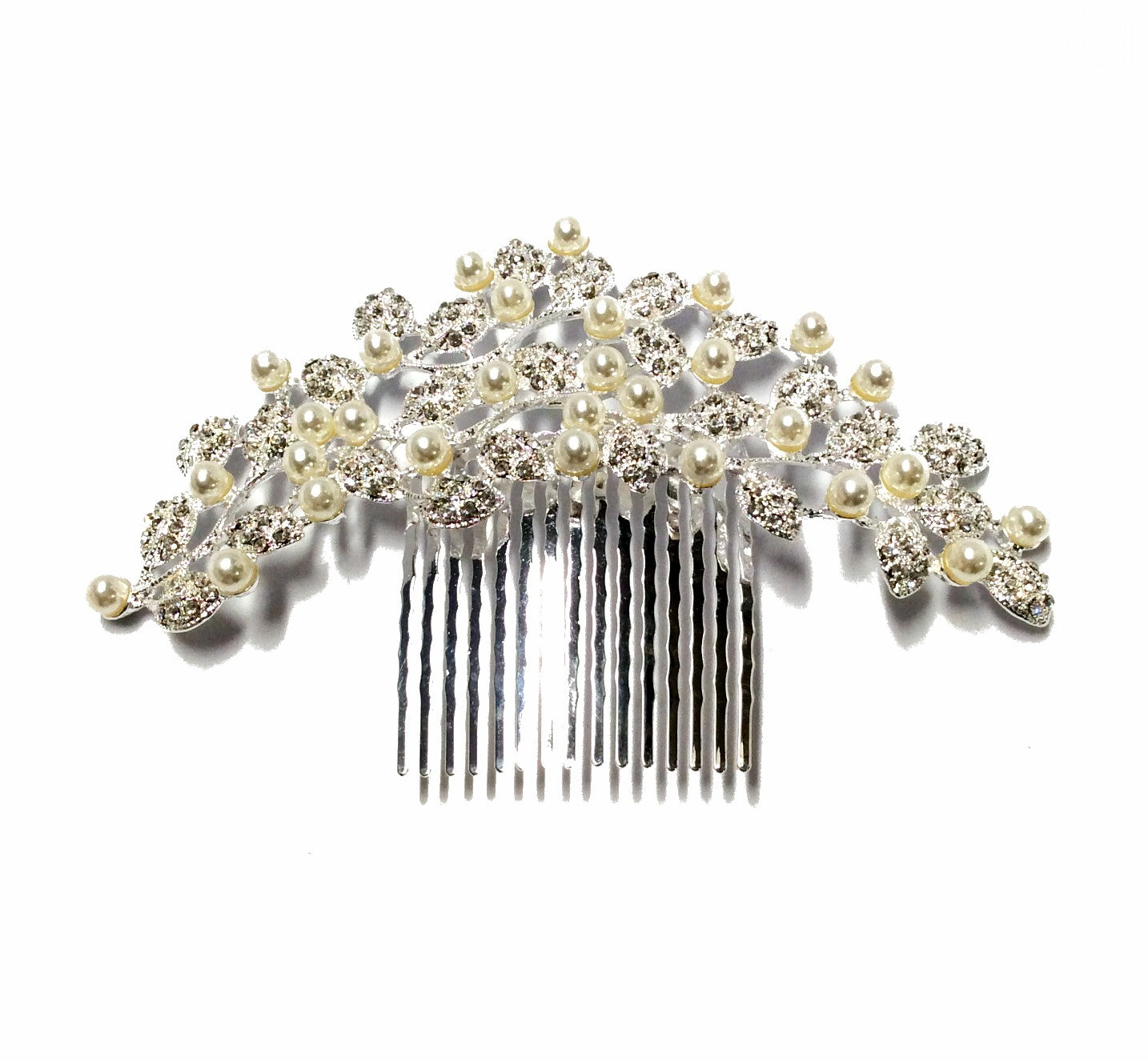 Pearl Floral Hair Comb #89-9001