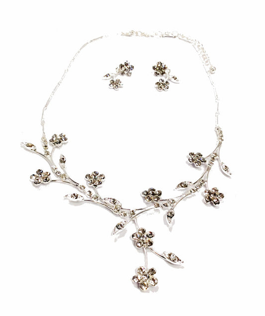 Floral Necklace Set #33-70646CL