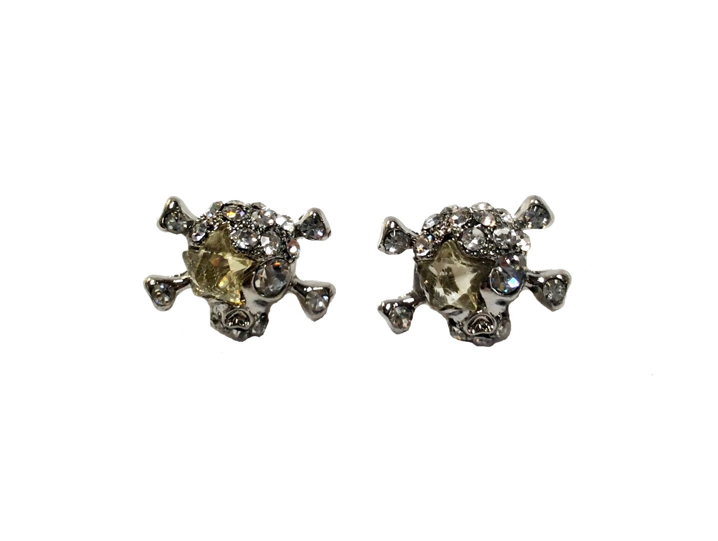 Halloween Skull Post Earrings #12-23545CL