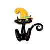 Halloween Hat Black Cat Pin #19-140804