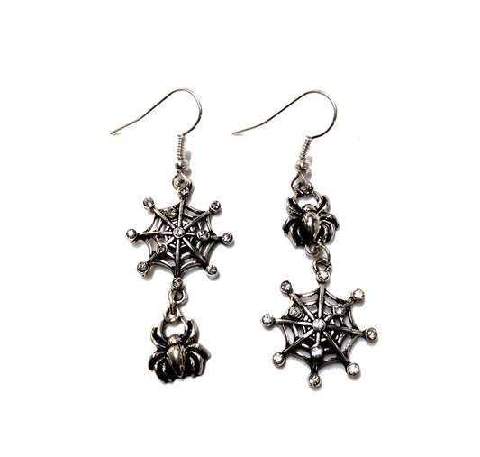 Spider Web Earring #12-24663