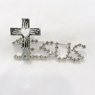 Jesus with Cross Pin #38-3842