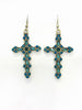 Large Cross Earrings #12-23691EM