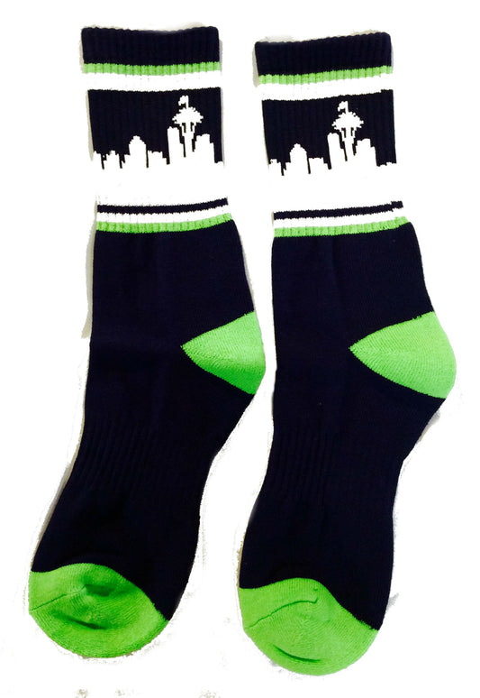 Seattle Fan Socks (Navy) #88-12004